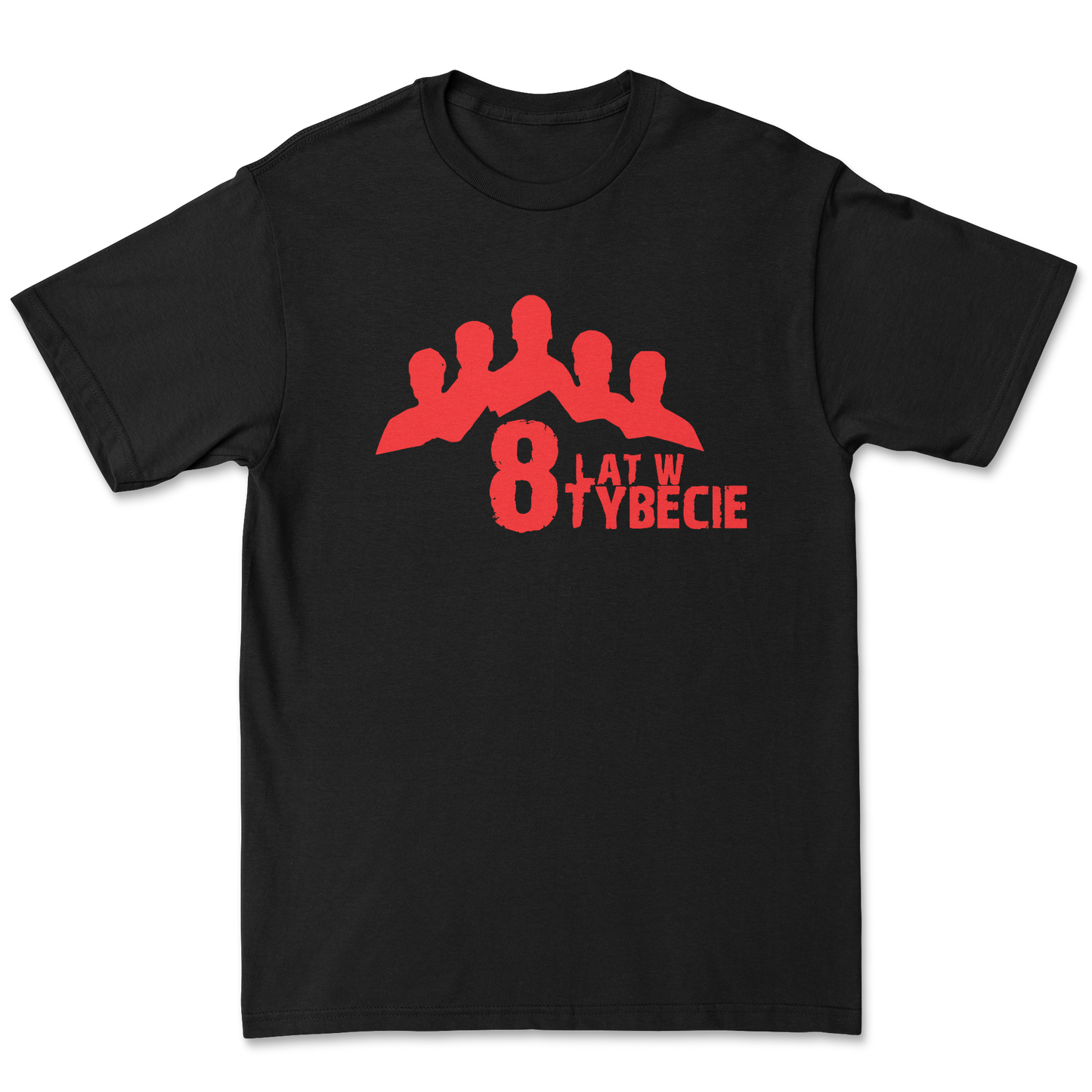8 LAT W TYBECIE - Red Logo (T-Shirt)