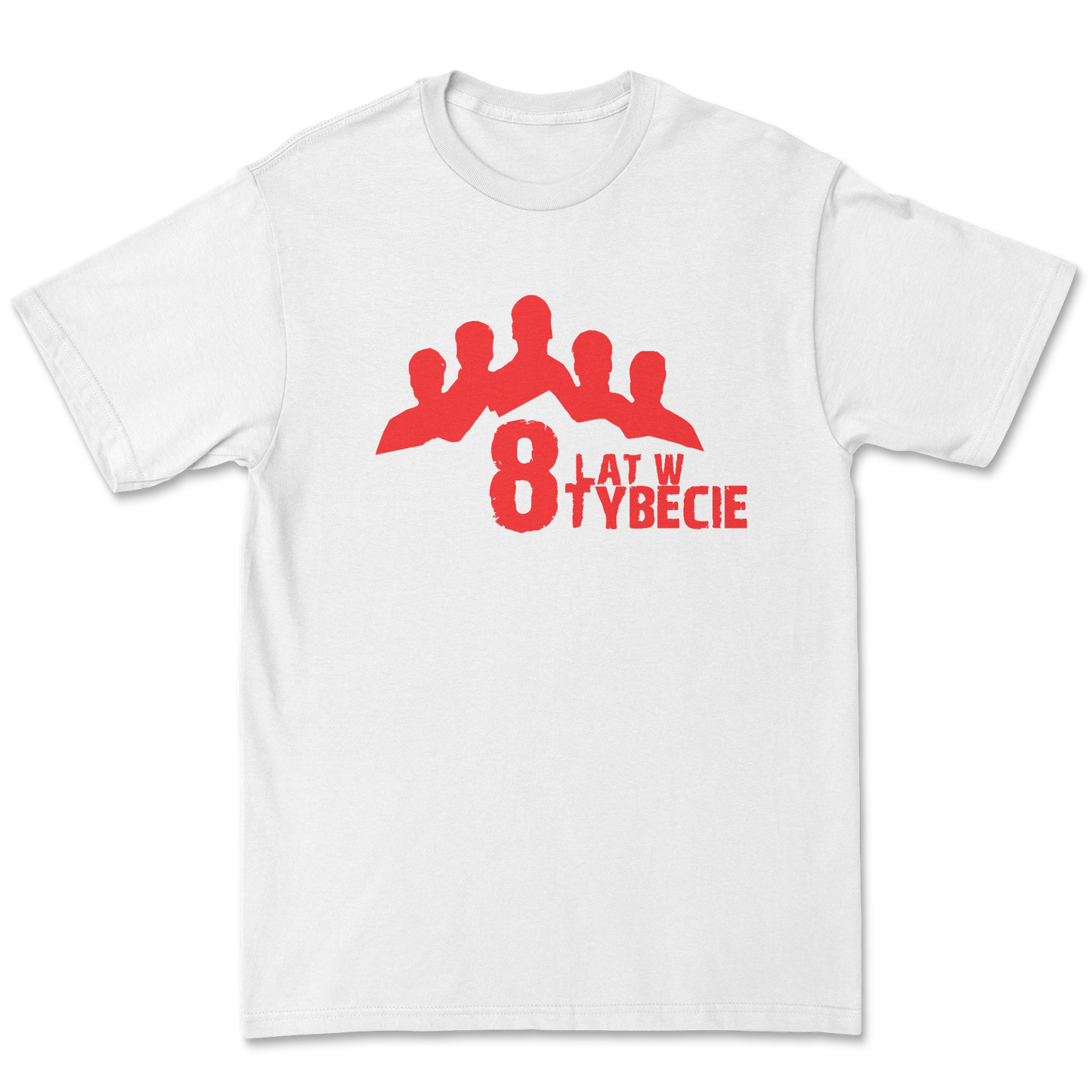 8 LAT W TYBECIE - Red Logo (T-Shirt)